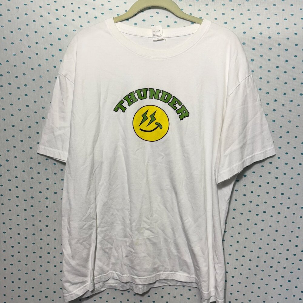 ATEEZ Thunder White Crewneck Short Sleeve T-Shirt